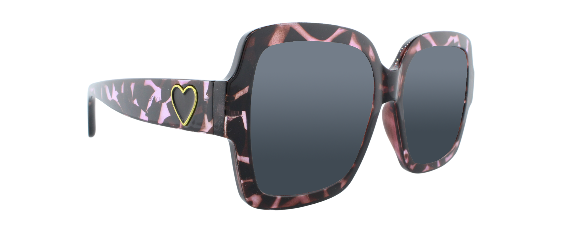 32040 Polarized Fashion Heart Accent