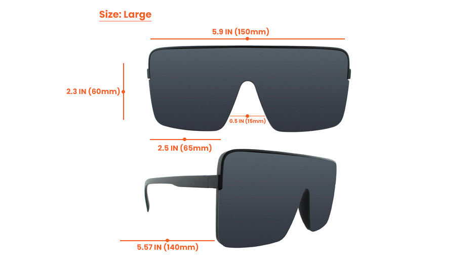 Oversized Square Sunglasses | Wholesale | Fast US Shipping  display picture 1