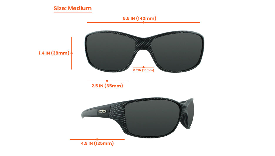 32010 Polarized Sports Wrap with Graphite